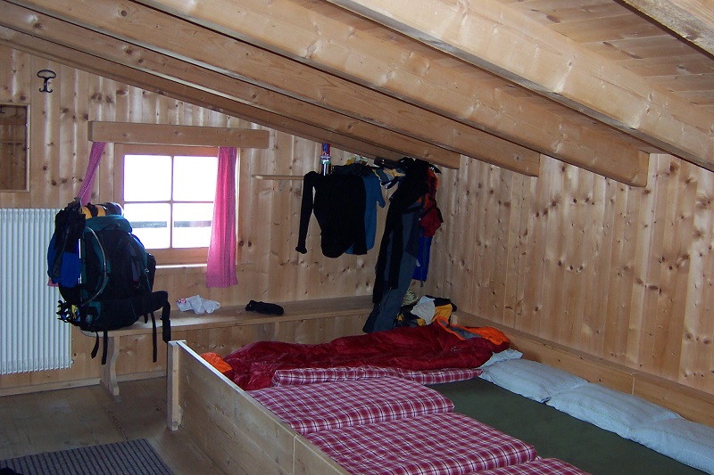 A Similaun Hütte-ben